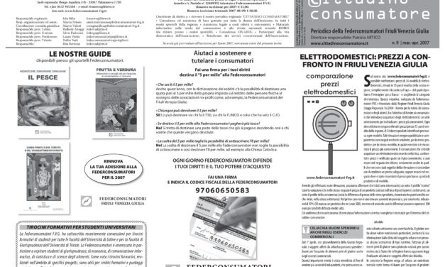 Cittadino Consumatore num. 9 (mar.-apr. 2007)