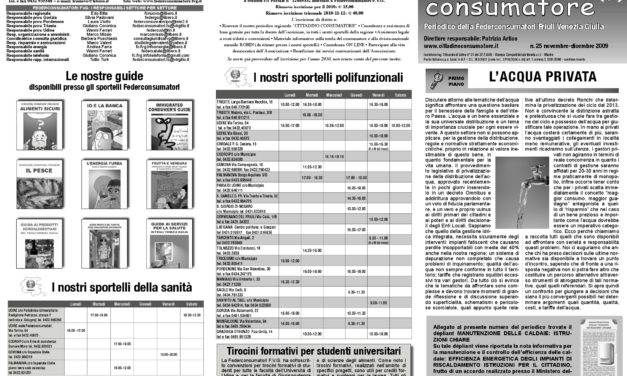 Cittadino Consumatore num. 25 (nov.-dic. 2009)